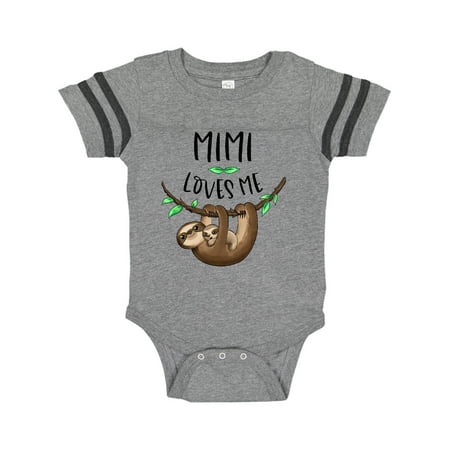 

Inktastic Mimi Loves Me Cute Sloth and Baby Gift Baby Boy or Baby Girl Bodysuit