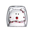 thumbnail image 4 of Scald Lovely Double Glass Milk Coffee Cup with Round Mouth, 4 of 9