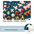 thumbnail image 2 of Football Polyester Non-Slip Machine Washable Kitchen Mat Area Rug Floor Mat Office Rugs, 2 of 6