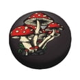 thumbnail image 3 of Balery Red Mushroomstire Cover Waterproof Dust-Proof, Universal Spare Wheel Tire Cover For Trailer, Rv, Suv Truck And Vehicle Camper Accessories-15 Inch, 3 of 9