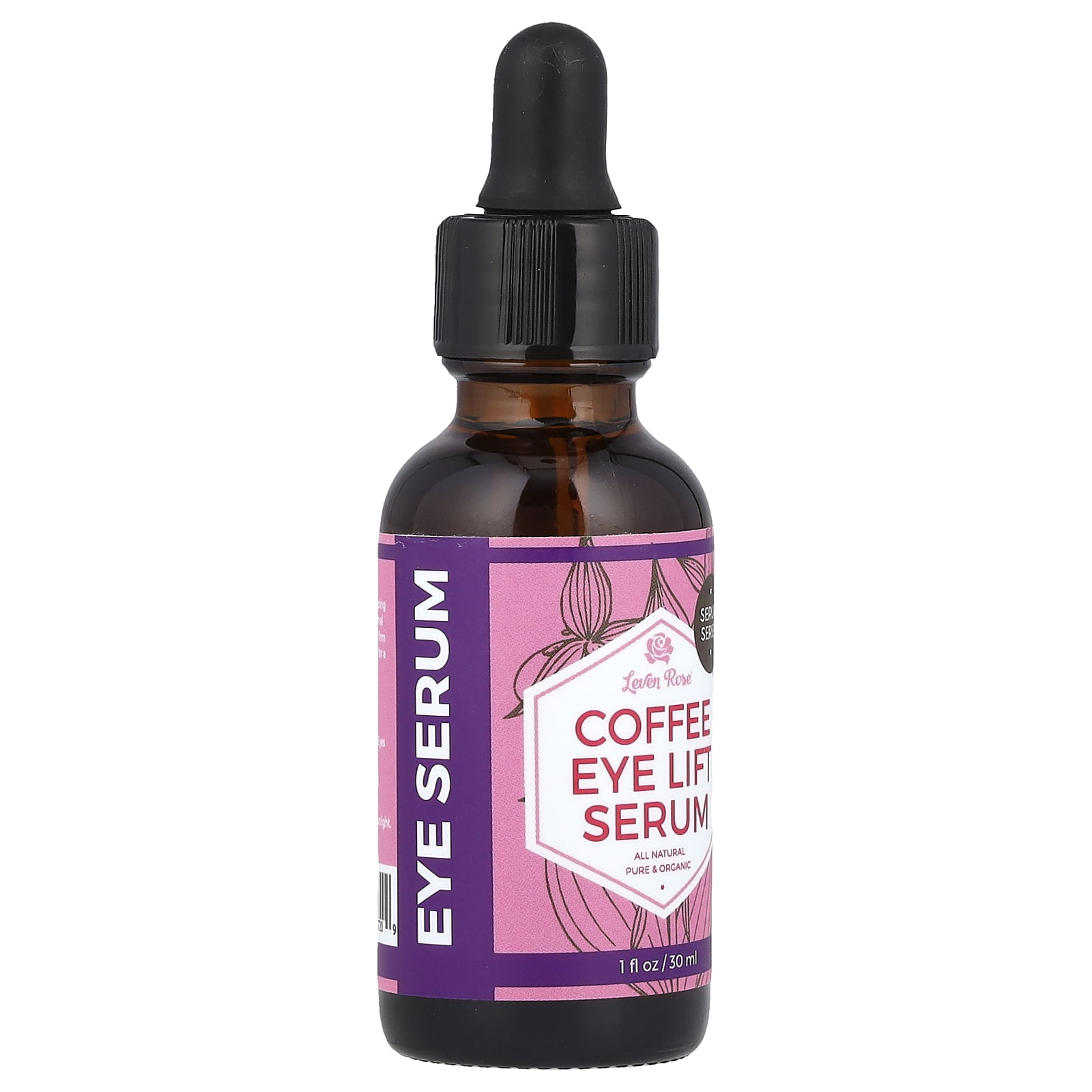 Leven Rose Coffee Eye Lift Serum, 1 fl oz (30 ml)