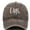 Coffee, variant on Women's Gigi Embroidery Vintage Baseball Hat Washed Cotton Adjustable Cap for Grandmother Casual and Outdoor Use Pink