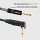 thumbnail image 3 of Cable de instrumento silencioso Conector chapado en oro de 6,35 mm Cable de guitarra Cable de alambre Likrtyny Para estrenar, 3 of 9