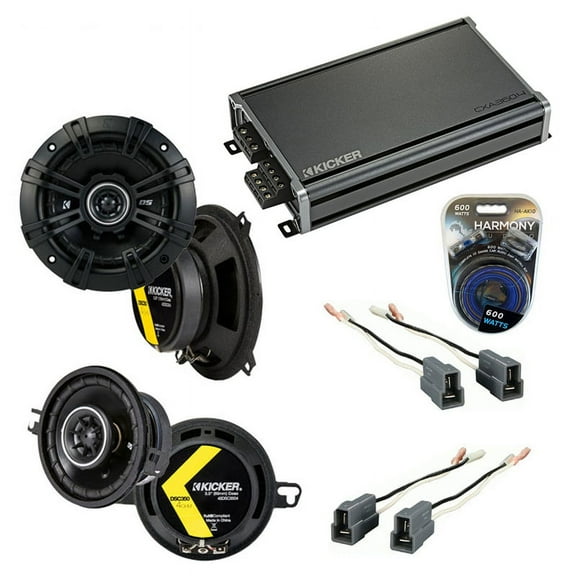 Fits Dodge Raider 1987-1989 Factory Speaker Upgrade Kicker DSC5 DSC35 & CXA360.4