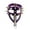 Purple, variant on Adjustable Pu Leather Bracelet with Spikes - Punk Gothic Studded Wristband-Purple