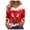 Red, variant on Active Tops Women Ringer Tee Casual Women Summer Women Solid Tee T Shirt Women Short Sleeve Set Shirt for Women Long Sleeve Compression Women T Shirts Long Sleeve Short Sleeve T Purple L