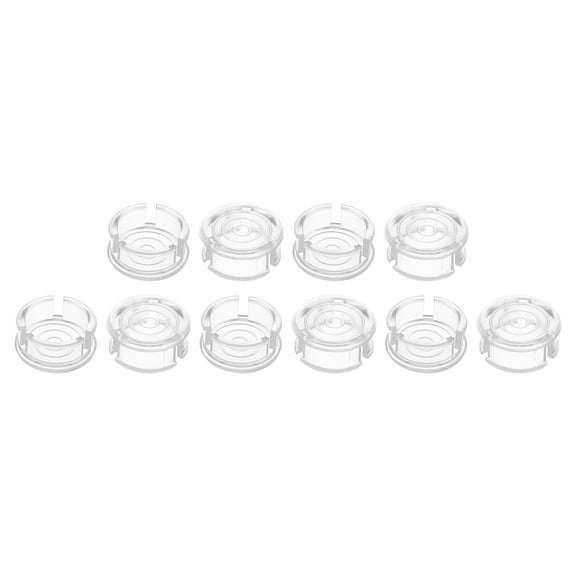 Uxcell 5mm LED Lamp Holder Light Emitting Diode Caps Cover, 10 Pack Clear