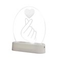 thumbnail image 3 of Lámpara de LED neón Fernando forma de corazón señal de luz nocturna estilo A, 3 of 8