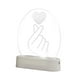 thumbnail image 2 of Día de San Valentín Luz de noche Vacaciones LED Corazón Lámpara de neón Letrero Decoración de la habitación Estilo A Yuyangstore Luz de señal de neón, 2 of 8