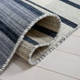 thumbnail image 6 of SAFAVIEH Striped Kilim STK704G Light Grey / Black Rug, 6 of 7
