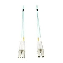 Tripp Lite 1m 10Gb Duplex Multimode 50/125 OM3 LSZH Aqua Fiber Patch Cable LC/LC