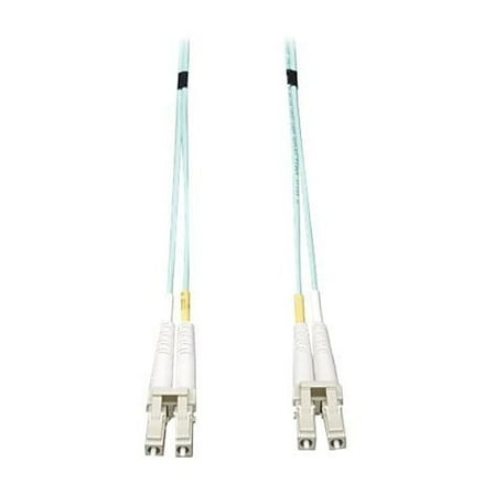 Tripp Lite 1m 10Gb Duplex Multimode 50/125 OM3 LSZH Aqua Fiber Patch Cable LC/LC