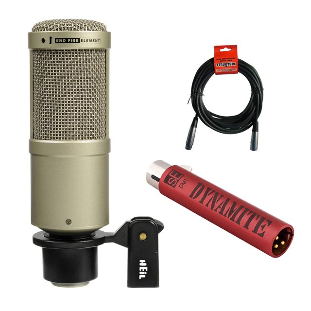 Kit de estudio con micrófono dinámico cardioide Heil PR 40