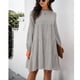 thumbnail image 3 of Vestido Midi,Vestido De Mujer Vestido De Manga Larga De Una Pieza Vestido Suelto Rendimiento Sin Igual, 3 of 6