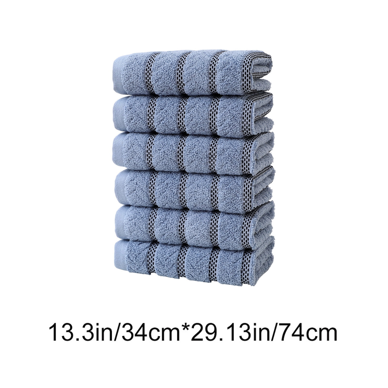 Summer Savings Clearance! Boovnll 6 Pack Hand Towels for Bathroom, 13x29" Super Soft & Absorbent Quick Dry Solid Color Cotton Towels, Thicken Microfiber Hand Towels for Hotel, Pool, Spa, Beach, Towels