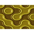 thumbnail image 1 of Ahgly Company Indoor Rectangle Patterned Dark Bronze Brown Area Rugs, 8' x 10', 1 of 6