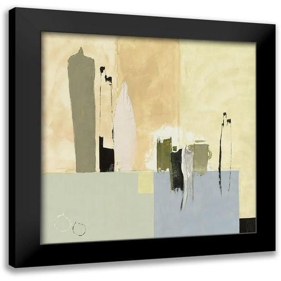 Choisy, Christian 12x12 Black Modern Framed Museum Art Print Titled - Les fruits sur la table