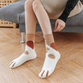 thumbnail image 3 of Fluffy cat socks with cat paws 6 different pairs, 3 of 5
