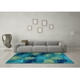 thumbnail image 3 of Ahgly Company Indoor Rectangle Abstract Light Blue Modern Area Rugs, 8' x 10', 3 of 4