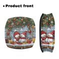 thumbnail image 2 of HELLHERO Warm Christmas Snowman Seat & Back Cover Seat Back Cover & Stretchable Material for Senior Easy to Use, 2 of 7