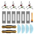 thumbnail image 1 of 6 piezas de repuesto para aspiradoras robot con cepillos principales de goma S7, 1 of 5