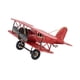 thumbnail image 2 of Aviones del modelo de avión adornos fotográficos de la artesanía de artesanía escultura biplano de hierro modelo de aeronave vintage para escritorio Rojo, 2 of 9