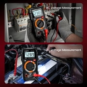 KAIWEETS Digital Multimeter 4000 Counts, Voltage Tester with Accurate Ohm Volt Amp Readings, DC/AC Voltmeter Clearly Measures Resistance Continuity Diode Capacitance NCV for Household and Automotive