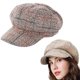 thumbnail image 2 of Boina para mujer Gorra Newsboy Capucha francesa Clásico Otoño Primavera Invierno Sombrero Grueso Lana a cuadros Octágono Zhivalor 222367-3, 2 of 4