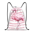 thumbnail image 1 of Fotbe Flamingo Bolsa Mochila con Cordón Estampada, Bolsa de Gimnasio Deportiva, Bolsa Cinch, Bolsa con Cordón para Hombres y Mujeres-Small, 1 of 6