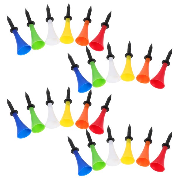 USHOBE 30Ud Tees De Golf Estables Con Cojín De Silicona Para En Césped Y Alfombrilla