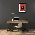 thumbnail image 3 of Vintage Apple Collection 18x24 Black Ornate Wood Framed with Double Matting Museum Art Print Titled - Rayon, 3 of 4