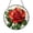 Acrylic 3.5 Inch, variant on Peony Flower Stained Glass Style Suncatcher Window Hanging Decor, Elegant Peony Decorative Glass Panel Art for Botanical Window Decoration, Floral Ornament for Home Window Decor