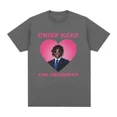 thumbnail image 5 of Camiseta de rapero Chief Keef para presidente para hombre, camiseta informal de manga corta, camiseta estética vintage de gran tamaño, ropa de calle, 5 of 5