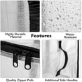thumbnail image 5 of Heavy Duty Storage Bags Clear Storage Bins with Lids, Large Packing Boxes with Backpack Straps & Zippers College Dorm Moving Supplies, 8 Pack, 5 of 6