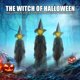 thumbnail image 5 of Decoraciones de Halloween, adornos de Halloween, regalos de Halloween, decoración de casa de bruja de Halloween, accesorios luminosos, ropa, 1 bruja negra sin control de voz, sonido luminoso, decoraci, 5 of 9