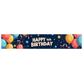 thumbnail image 3 of Blue Themed 16th Birthday Backdrop Banner with Balloon Star Heart Elements Party Decoration Birthday Party Supplies Photography Props, 3 of 7
