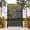 X-Black, variant on Erosoei Freestanding Metal Outdoor Privacy Screen, 71.97"H x 45.67"W