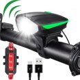 thumbnail image 2 of mmirethe Bike Light USB Rechargeable Front Light Waterproof Super Bright Front and Rear Lights, 2 of 5