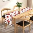 thumbnail image 4 of Kbndieu Valentines Day Table Runner, 13 x 72 Inch White Table Runner for Valentines Decorations, Winter Holiday Table Runners Valentines Day Decor Home Romantic Decorations Heart Shaped Table Runner, 4 of 8