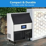 Garvee Ice Makers Countertop, Ice Maker Countertop,Stainless Steel Ice ...