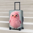 thumbnail image 4 of Salouo Adorable Pink Fluffy Birds Pattern Travel Dust-proof Suitcase Cover, Softside Suitcase Protector Luggage Cover Protector for 18-32inch ,Not Included Suitcase, 4 of 8