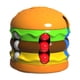 thumbnail image 4 of Juguete de cubo de hamburguesa y patatas fritas, regalo de cuentas giratorias novedoso para niños y adultos, rotación relajante, juego sensorial para, 4 of 8