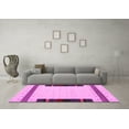 thumbnail image 3 of Ahgly Company Indoor Rectangle Abstract Pink Contemporary Area Rugs, 2' x 5', 3 of 4