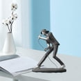 thumbnail image 4 of TISHITA Sculpture de Bureau Chanteur en Plomb, 4 of 8