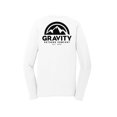 thumbnail image 2 of Gravity Outdoor Co. Chemise à Manches Longues Performance - Blanc - Logo Noir - m, 2 of 2