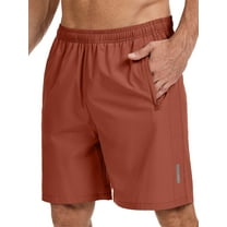 Men's UPF 50  7" Inseam Hiking Shorts with 27 Zipper Pockets Water Resistant Quick Dry Lightweight for Outdoor Fishing