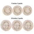 thumbnail image 5 of 6 Packs Of Bread Proofing Basket Cloth Cover Bread Proofing Basket Lining Cloth 2 Size, 5 of 5
