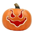 thumbnail image 4 of Adorno de linterna de calabaza de Halloween, estatuilla de calabaza de mesa para celebración, , decoración de calabaza de Acción de Gracias Naranja, 4 of 8