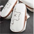 thumbnail image 4 of Large Capacity Pencil Case, Cute Canvas Pen Bag with Double Zipper, Stationary Storage Pouch, 4 of 4