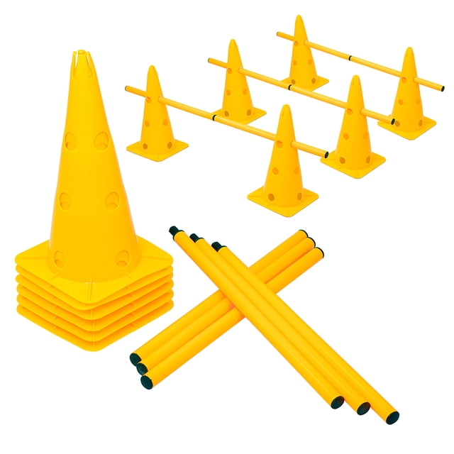 Set de Obstaculos AlTERA COE-01 Conos con Baston Valla Altura Ajustable Soccer Obstaculo